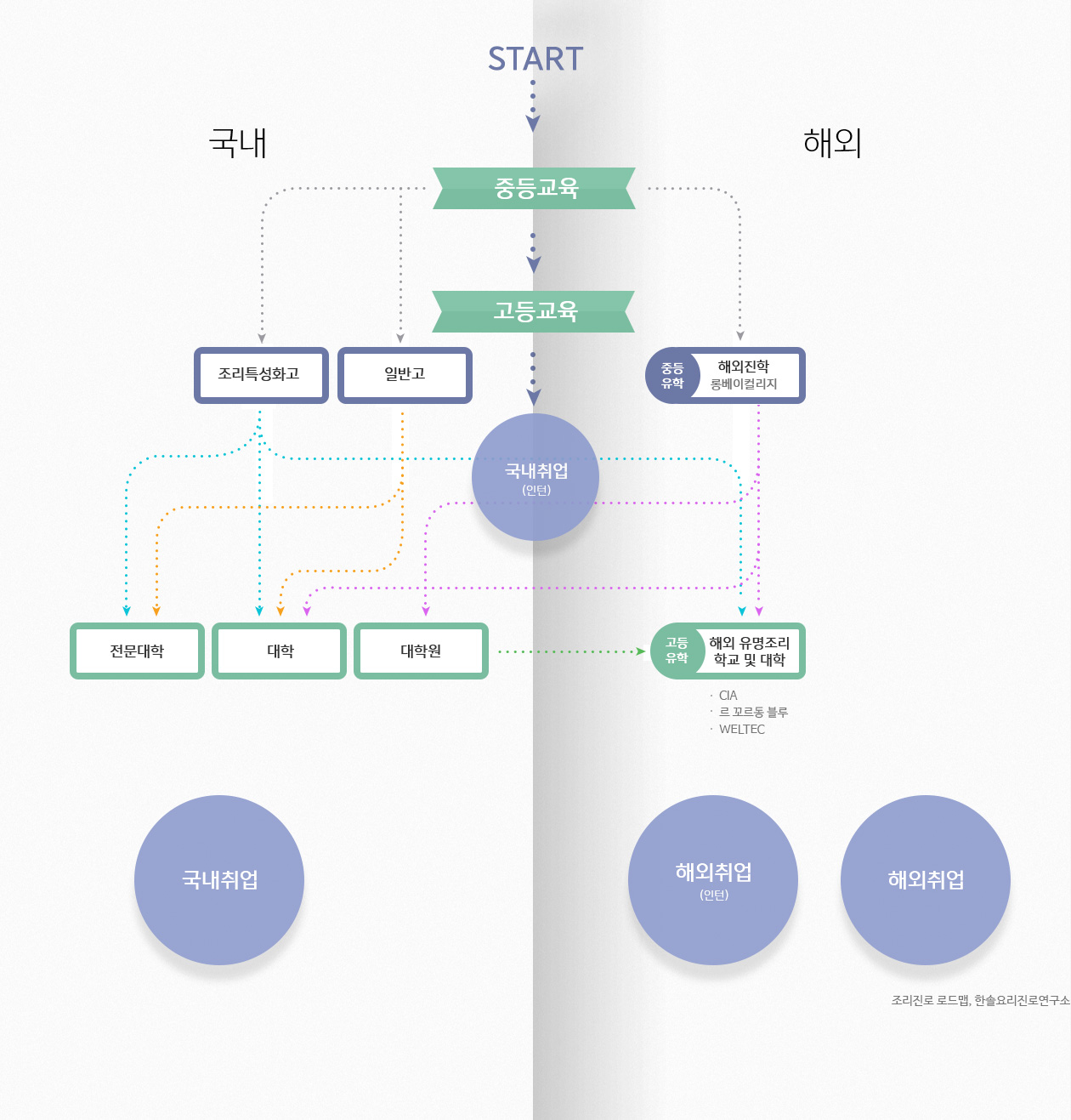 진학 로드맵 이미지